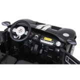 JOKO Elektrické autíčko Ford GT 4x100W, penové kolesá, kožené Dvojmiestne sedadlo,  Nosnosť 60kg, FM rádio, čierne