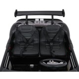 JOKO Elektrické autíčko Ford GT 4x100W, penové kolesá, kožené Dvojmiestne sedadlo,  Nosnosť 60kg, FM rádio, čierne