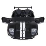JOKO Elektrické autíčko Ford GT 4x100W, penové kolesá, kožené Dvojmiestne sedadlo,  Nosnosť 60kg, FM rádio, čierne