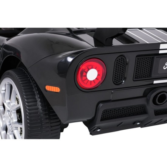 JOKO Elektrické autíčko Ford GT 4x100W, penové kolesá, kožené Dvojmiestne sedadlo,  Nosnosť 60kg, FM rádio, čierne