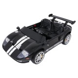 JOKO Elektrické autíčko Ford GT 4x100W, penové kolesá, kožené Dvojmiestne sedadlo,  Nosnosť 60kg, FM rádio, čierne
