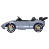 JOKO Elektrické autíčko Ford GT 4x100W, penové kolesá, kožené Dvojmiestne sedadlo,  Nosnosť 59kg, FM rádio, sivé