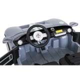 JOKO Elektrické autíčko Ford GT 4x100W, penové kolesá, kožené Dvojmiestne sedadlo,  Nosnosť 59kg, FM rádio, sivé