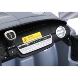 JOKO Elektrické autíčko Ford GT 4x100W, penové kolesá, kožené Dvojmiestne sedadlo,  Nosnosť 59kg, FM rádio, sivé