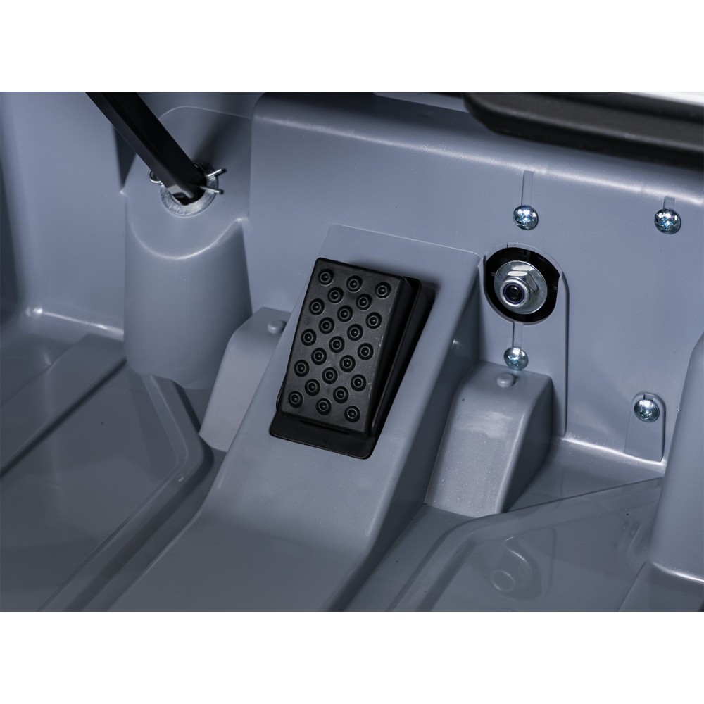 JOKO Elektrické autíčko Ford GT 4x100W, penové kolesá, kožené Dvojmiestne sedadlo,  Nosnosť 59kg, FM rádio, sivé