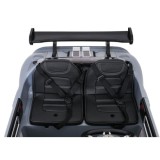 JOKO Elektrické autíčko Ford GT 4x100W, penové kolesá, kožené Dvojmiestne sedadlo,  Nosnosť 59kg, FM rádio, sivé