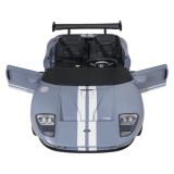JOKO Elektrické autíčko Ford GT 4x100W, penové kolesá, kožené Dvojmiestne sedadlo,  Nosnosť 59kg, FM rádio, sivé