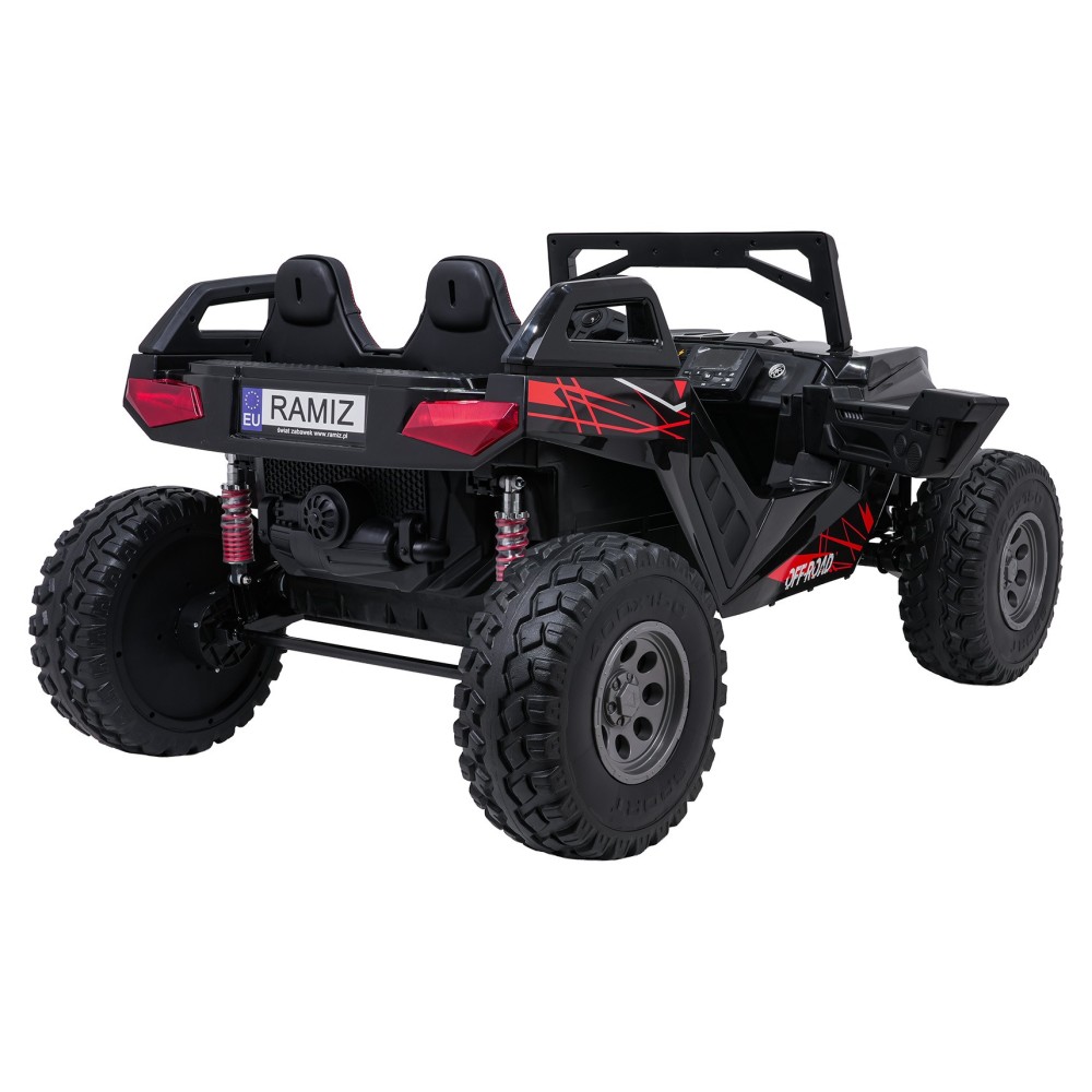 JOKO Elektrické autíčko Buggy RTR Monster Speed 4x4, motor 2x300W + 2x45W, penové kolesá, Dvojmiestne Kožené sedadlo, nosnosť 60