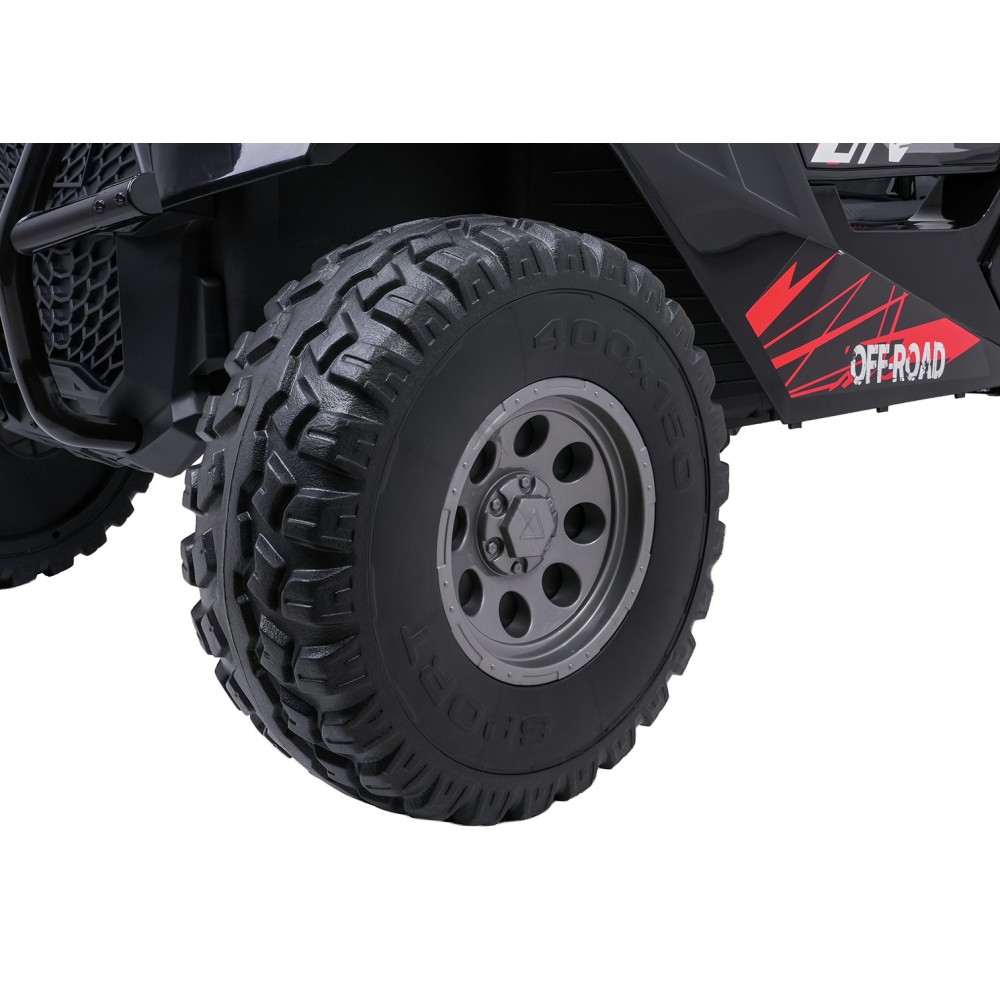 JOKO Elektrické autíčko Buggy RTR Monster Speed 4x4, motor 2x300W + 2x45W, penové kolesá, Dvojmiestne Kožené sedadlo, nosnosť 60
