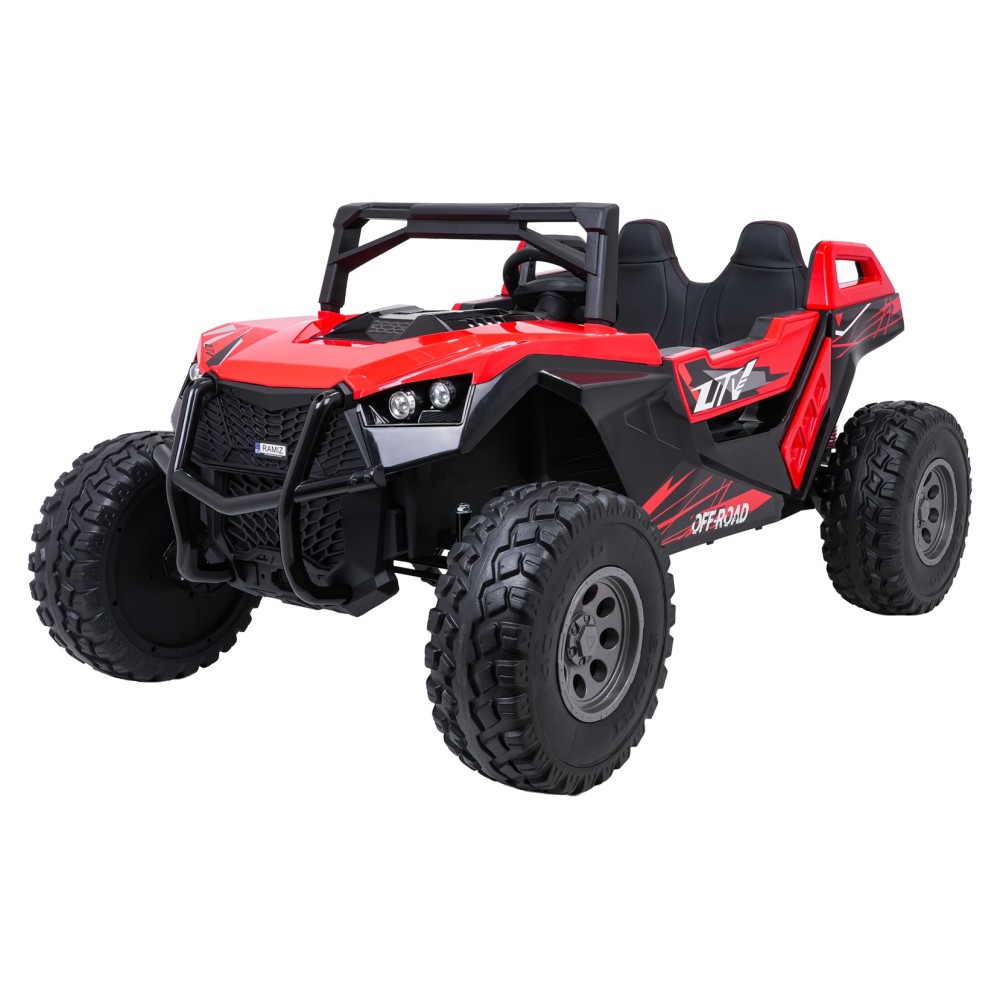 JOKO Elektrické autíčko Buggy RTR Monster Speed 4x4, motor 2x300W + 2x45W, penové kolesá, Dvojmiestne Kožené sedadlo, nosnosť 60