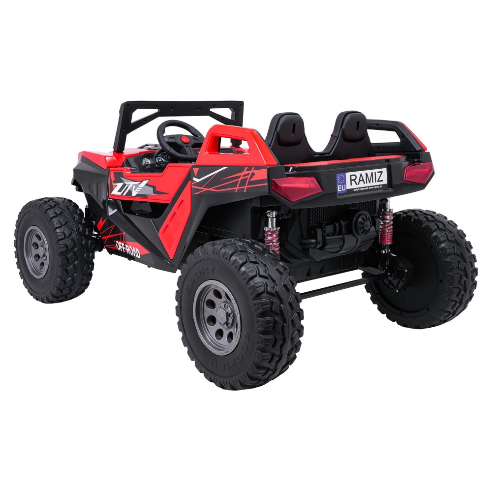 JOKO Elektrické autíčko Buggy RTR Monster Speed 4x4, motor 2x300W + 2x45W, penové kolesá, Dvojmiestne Kožené sedadlo, nosnosť 60