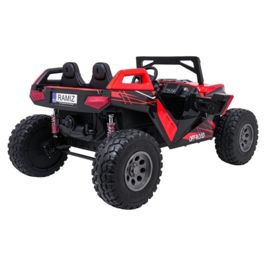 JOKO Elektrické autíčko Buggy RTR Monster Speed 4x4, motor 2x300W + 2x45W, penové kolesá, Dvojmiestne Kožené sedadlo, nosnosť 60