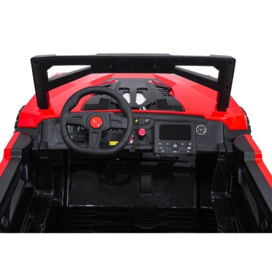 JOKO Elektrické autíčko Buggy RTR Monster Speed 4x4, motor 2x300W + 2x45W, penové kolesá, Dvojmiestne Kožené sedadlo, nosnosť 60