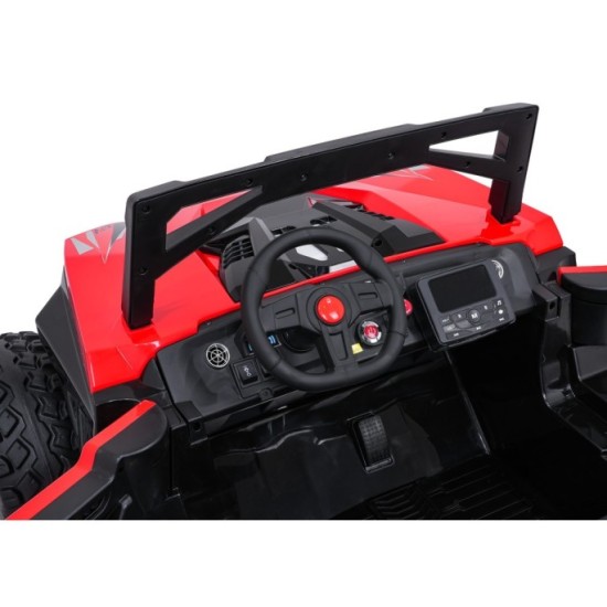 JOKO Elektrické autíčko Buggy RTR Monster Speed 4x4, motor 2x300W + 2x45W, penové kolesá, Dvojmiestne Kožené sedadlo, nosnosť 60
