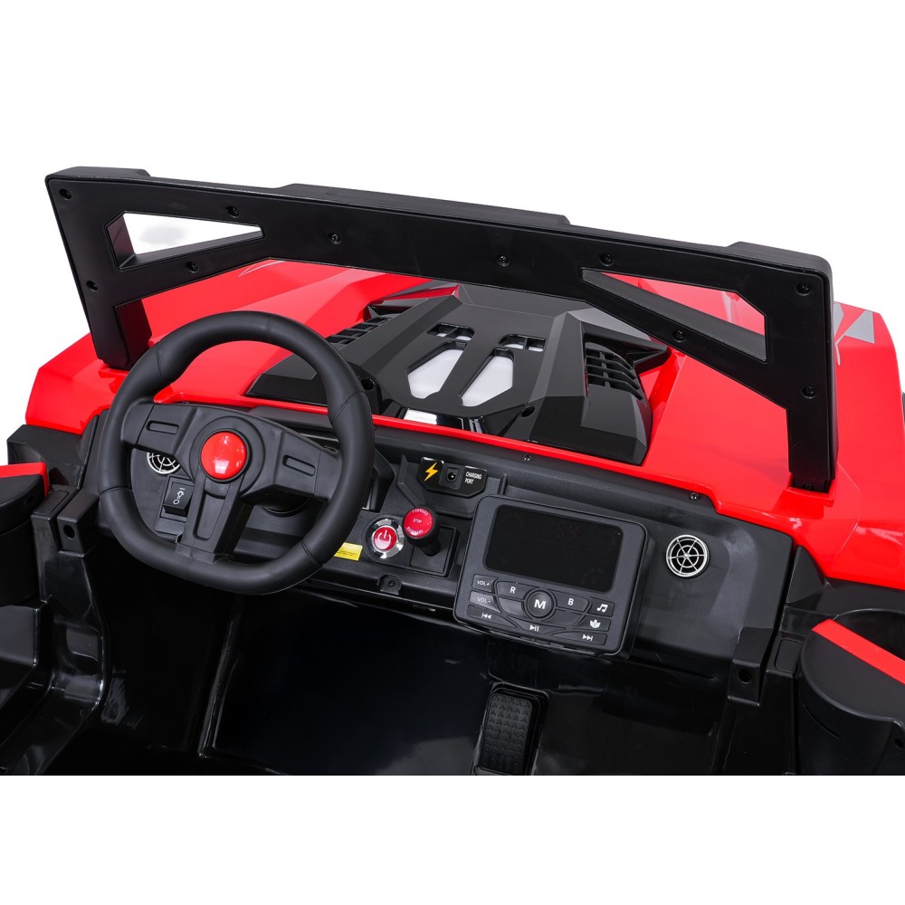 JOKO Elektrické autíčko Buggy RTR Monster Speed 4x4, motor 2x300W + 2x45W, penové kolesá, Dvojmiestne Kožené sedadlo, nosnosť 60