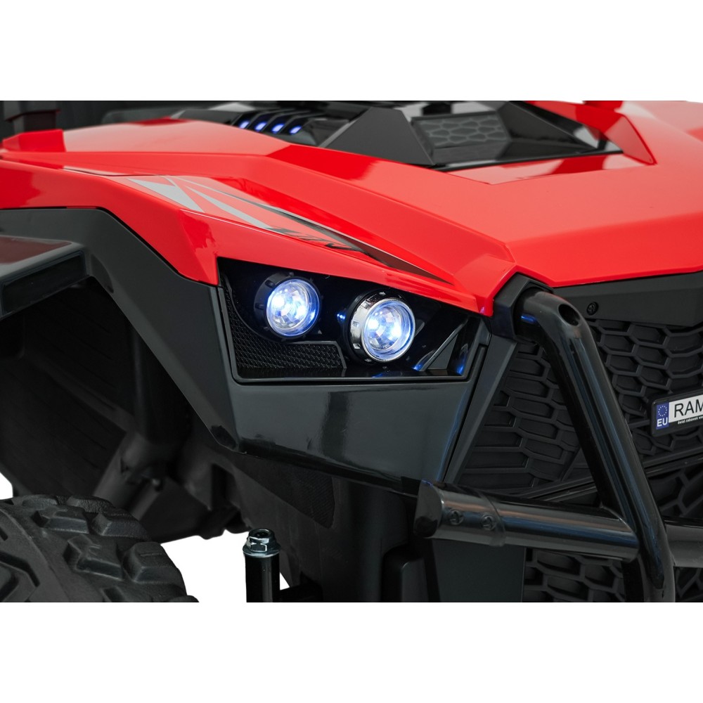 JOKO Elektrické autíčko Buggy RTR Monster Speed 4x4, motor 2x300W + 2x45W, penové kolesá, Dvojmiestne Kožené sedadlo, nosnosť 60