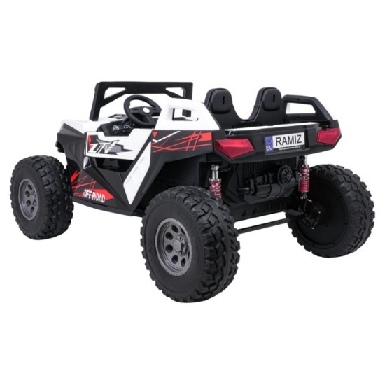 JOKO Elektrické autíčko Buggy RTR Monster Speed 4x4, motor 2x300W + 2x45W, penové kolesá, Dvojmiestne Kožené sedadlo, nosnosť 60