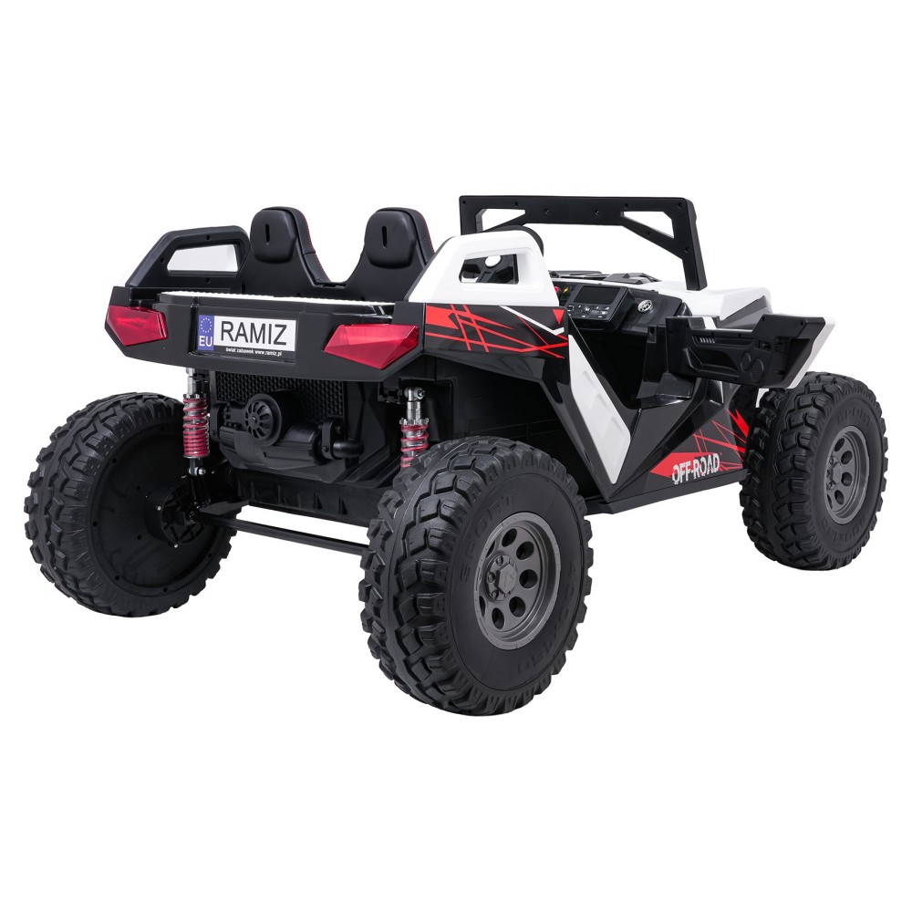 JOKO Elektrické autíčko Buggy RTR Monster Speed 4x4, motor 2x300W + 2x45W, penové kolesá, Dvojmiestne Kožené sedadlo, nosnosť 60
