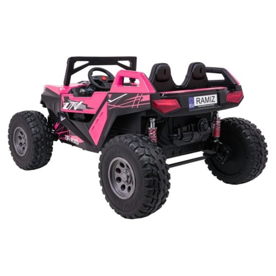 JOKO Elektrické autíčko Buggy RTR Monster Speed 4x4, motor 2x300W + 2x45W, penové kolesá, Dvojmiestne Kožené sedadlo, nosnosť 60