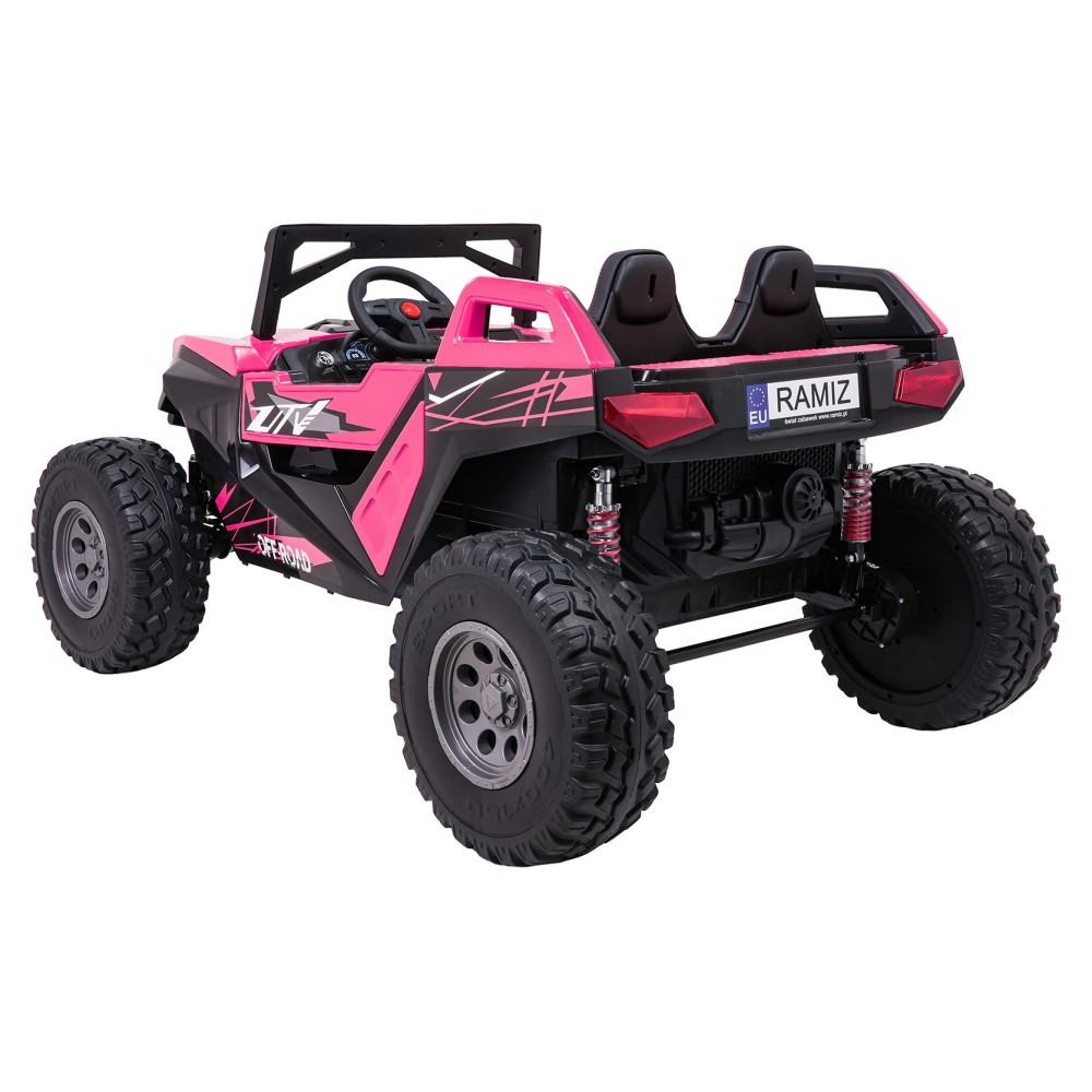 JOKO Elektrické autíčko Buggy RTR Monster Speed 4x4, motor 2x300W + 2x45W, penové kolesá, Dvojmiestne Kožené sedadlo, nosnosť 60