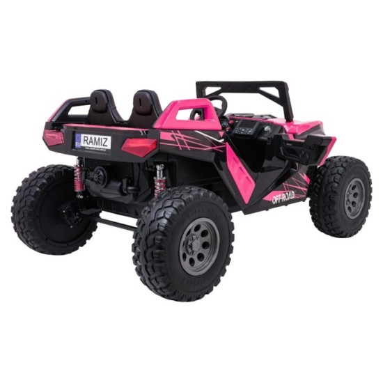 JOKO Elektrické autíčko Buggy RTR Monster Speed 4x4, motor 2x300W + 2x45W, penové kolesá, Dvojmiestne Kožené sedadlo, nosnosť 60
