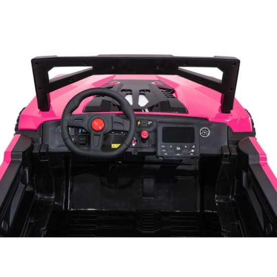 JOKO Elektrické autíčko Buggy RTR Monster Speed 4x4, motor 2x300W + 2x45W, penové kolesá, Dvojmiestne Kožené sedadlo, nosnosť 60