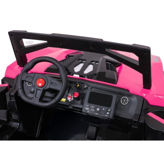 JOKO Elektrické autíčko Buggy RTR Monster Speed 4x4, motor 2x300W + 2x45W, penové kolesá, Dvojmiestne Kožené sedadlo, nosnosť 60