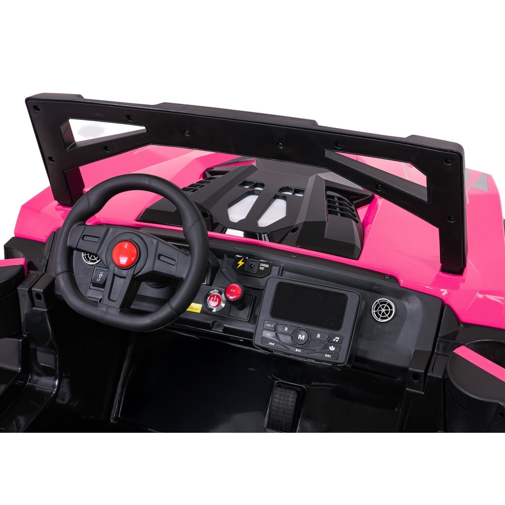 JOKO Elektrické autíčko Buggy RTR Monster Speed 4x4, motor 2x300W + 2x45W, penové kolesá, Dvojmiestne Kožené sedadlo, nosnosť 60
