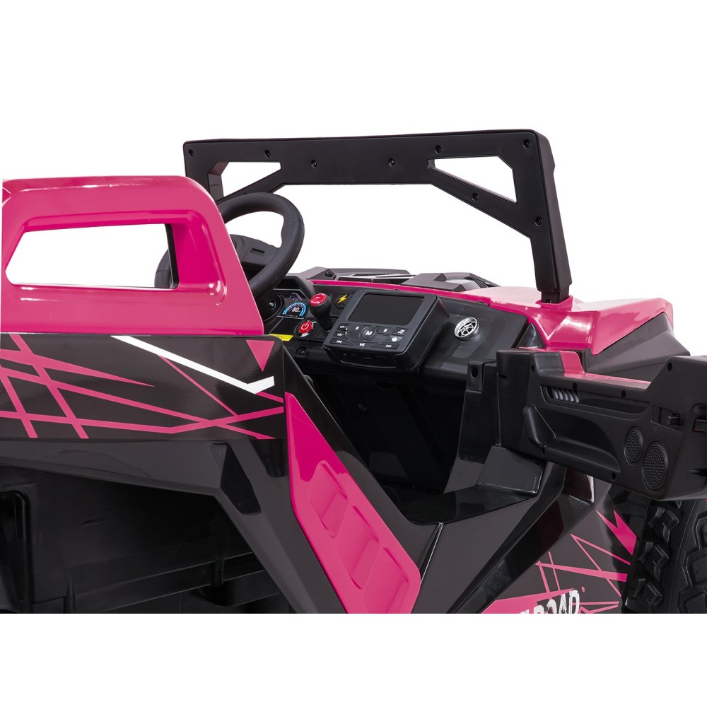 JOKO Elektrické autíčko Buggy RTR Monster Speed 4x4, motor 2x300W + 2x45W, penové kolesá, Dvojmiestne Kožené sedadlo, nosnosť 60
