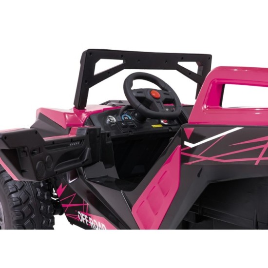 JOKO Elektrické autíčko Buggy RTR Monster Speed 4x4, motor 2x300W + 2x45W, penové kolesá, Dvojmiestne Kožené sedadlo, nosnosť 60