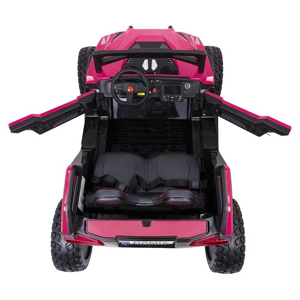 JOKO Elektrické autíčko Buggy RTR Monster Speed 4x4, motor 2x300W + 2x45W, penové kolesá, Dvojmiestne Kožené sedadlo, nosnosť 60