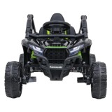 JOKO Elektrické autíčko Buggy Kawasaki TERYX KRX1000 4x4, penové kolesá, kožené sedadlo, čierne