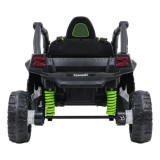 JOKO Elektrické autíčko Buggy Kawasaki TERYX KRX1000 4x4, penové kolesá, kožené sedadlo, čierne