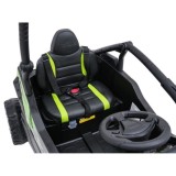 JOKO Elektrické autíčko Buggy Kawasaki TERYX KRX1000 4x4, penové kolesá, kožené sedadlo, čierne
