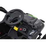 JOKO Elektrické autíčko Buggy Kawasaki TERYX KRX1000 4x4, penové kolesá, kožené sedadlo, čierne