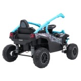 JOKO Elektrické autíčko Buggy Kawasaki TERYX KRX1000 4x4, penové kolesá, kožené sedadlo, modré