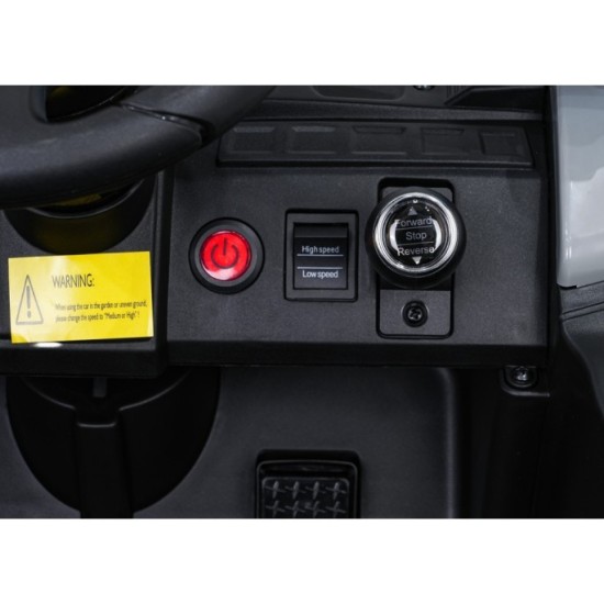 JOKO Elektrické autíčko Buggy Kawasaki TERYX KRX1000 4x4, penové kolesá, kožené sedadlo, modré