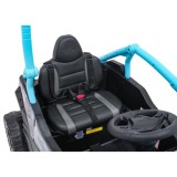 JOKO Elektrické autíčko Buggy Kawasaki TERYX KRX1000 4x4, penové kolesá, kožené sedadlo, modré