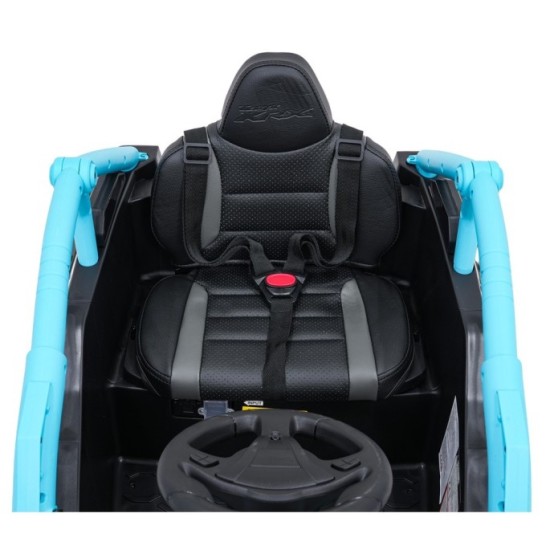 JOKO Elektrické autíčko Buggy Kawasaki TERYX KRX1000 4x4, penové kolesá, kožené sedadlo, modré