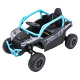 JOKO Elektrické autíčko Buggy Kawasaki TERYX KRX1000 4x4, penové kolesá, kožené sedadlo, modré