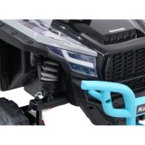 JOKO Elektrické autíčko Buggy Kawasaki TERYX KRX1000 4x4, penové kolesá, kožené sedadlo, modré