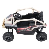 JOKO Elektrické autíčko Buggy Kawasaki TERYX KRX1000, penové kolesá, kožené sedadlo, béžové