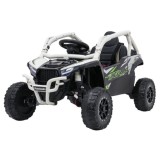 JOKO Elektrické autíčko Buggy Kawasaki TERYX KRX1000 4x4, penové kolesá, kožené sedadlo, sivé