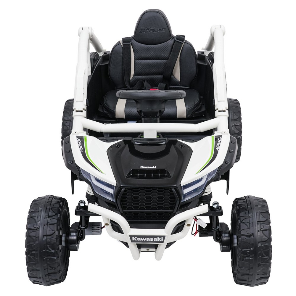 JOKO Elektrické autíčko Buggy Kawasaki TERYX KRX1000 4x4, penové kolesá, kožené sedadlo, sivé