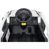 JOKO Elektrické autíčko Buggy Kawasaki TERYX KRX1000 4x4, penové kolesá, kožené sedadlo, sivé