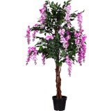 PLANTASIA Umelý strom Vistéria 120cm, ružová