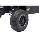 JOKO Elektrické autíčko Buggy Kawasaki TERYX KRX1000 4x4, penové kolesá, kožené sedadlo, sivé