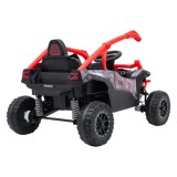 JOKO Elektrické autíčko Buggy Kawasaki TERYX KRX1000 4x4, penové kolesá, kožené sedadlo, červené