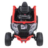 JOKO Elektrické autíčko Buggy Kawasaki TERYX KRX1000 4x4, penové kolesá, kožené sedadlo, červené