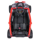JOKO Elektrické autíčko Buggy Kawasaki TERYX KRX1000 4x4, penové kolesá, kožené sedadlo, červené